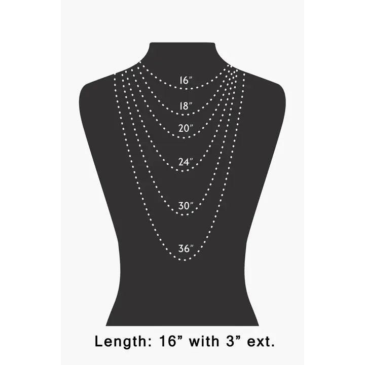 Heart Pendant Pearl Beads and Chain Necklace