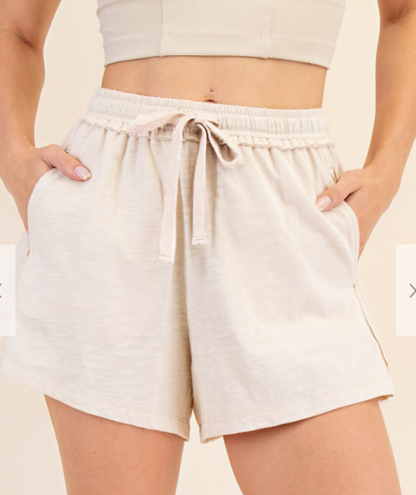 Cotton Slub Lounge Short