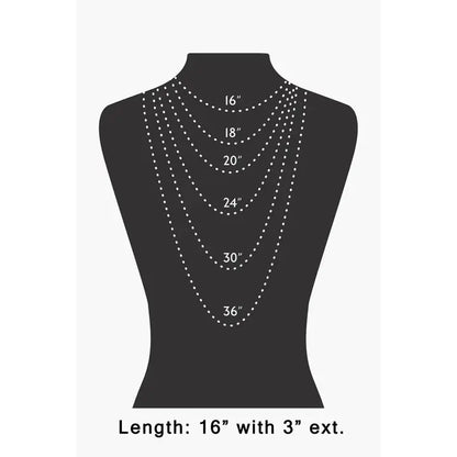 Heart Pendant Pearl Beads and Chain Necklace