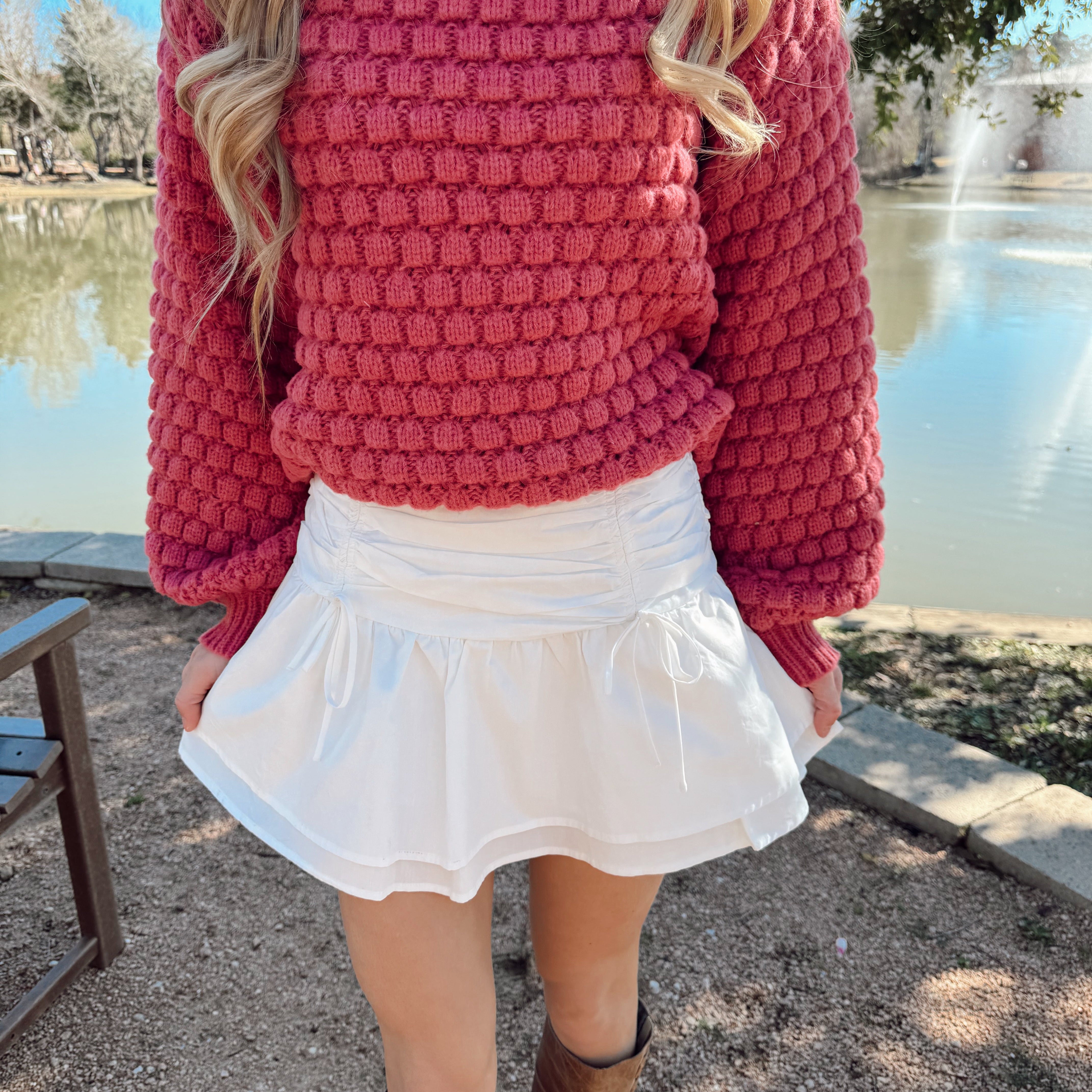 KHAKIPOINT ■ Ribbon Shirring Skirt Ribbon Skirt With Pockets - Etsy