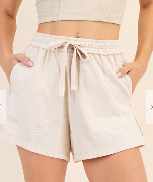 Cotton Slub Lounge Short