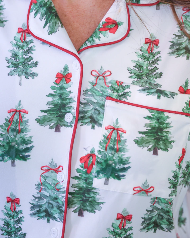 Under The Tree Ruffle Pajama Set*