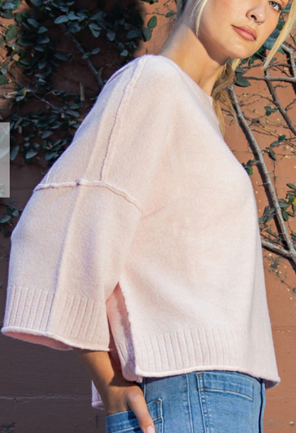 Crew Neck Oversized Sweater