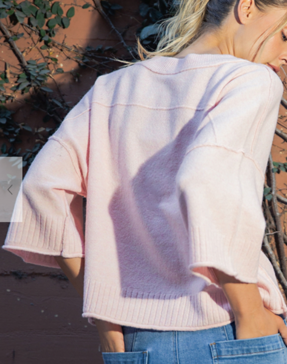 Crew Neck Oversized Sweater