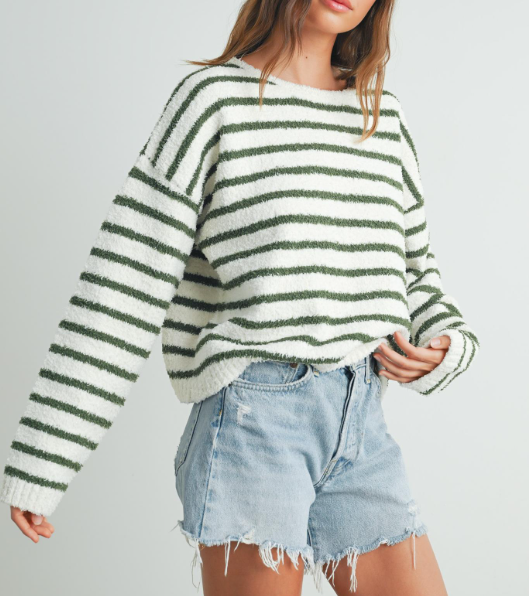 Striped Knit Sweater