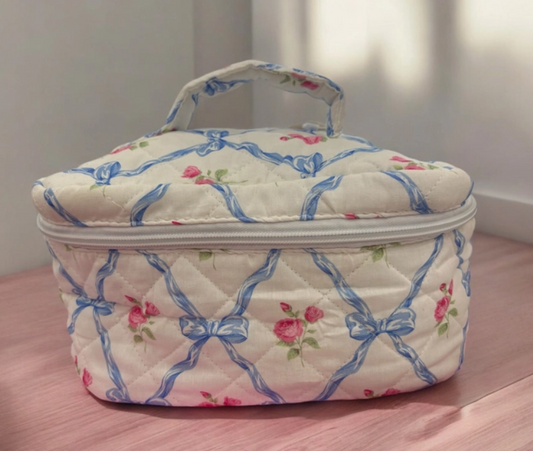 Sweet Floral Train Case